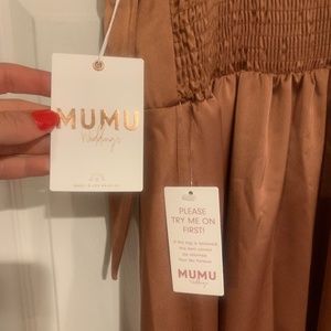 Show Me Your Mumu | Claire Midi Dress | M | Copper